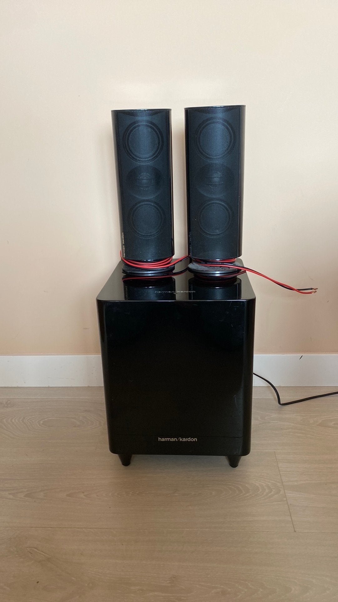 Harman kardon sub en speakers hkts 210, Ophalen of Verzenden, Gebruikt, Overige merken