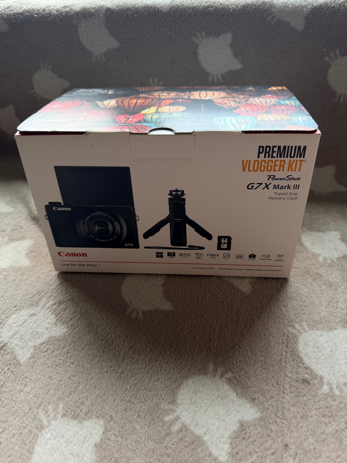Canon PowerShot G7 X Mark III Premium Vlogger Kit, Audio, Tv en Foto, Fotocamera's Digitaal, Ophalen, Canon, Beeldstabilisatie