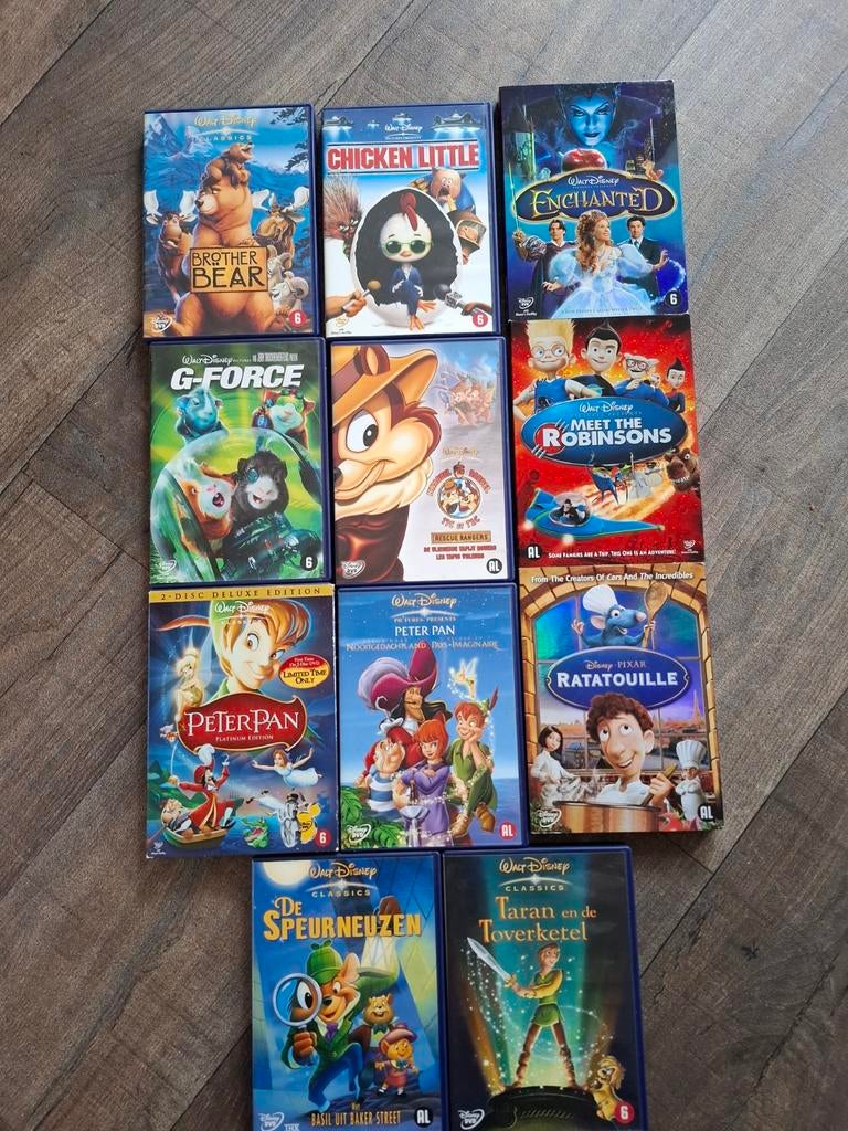 11 Disney DVD's: Grote collectie voor het hele gezin, Avontuur, Gebruikt, Alle leeftijden, Ophalen of Verzenden