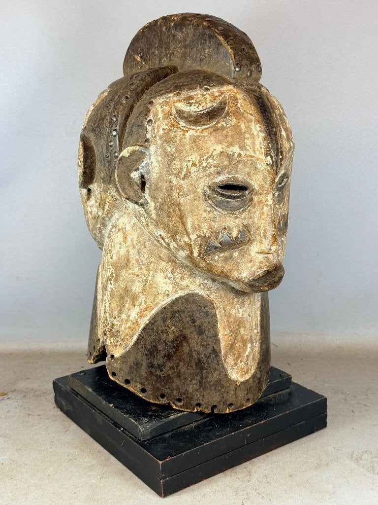 260738 - Afrikaans Ngontang Fang Janus Helm Masker - Gabon, Ophalen of Verzenden