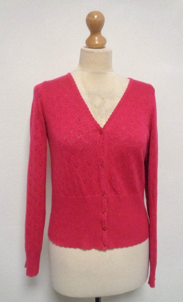 vest King Louie /hartjes ajour, Kleding | Dames, Truien en Vesten, Maat 38/40 (M), Verzenden, Zo goed als nieuw, King Louie