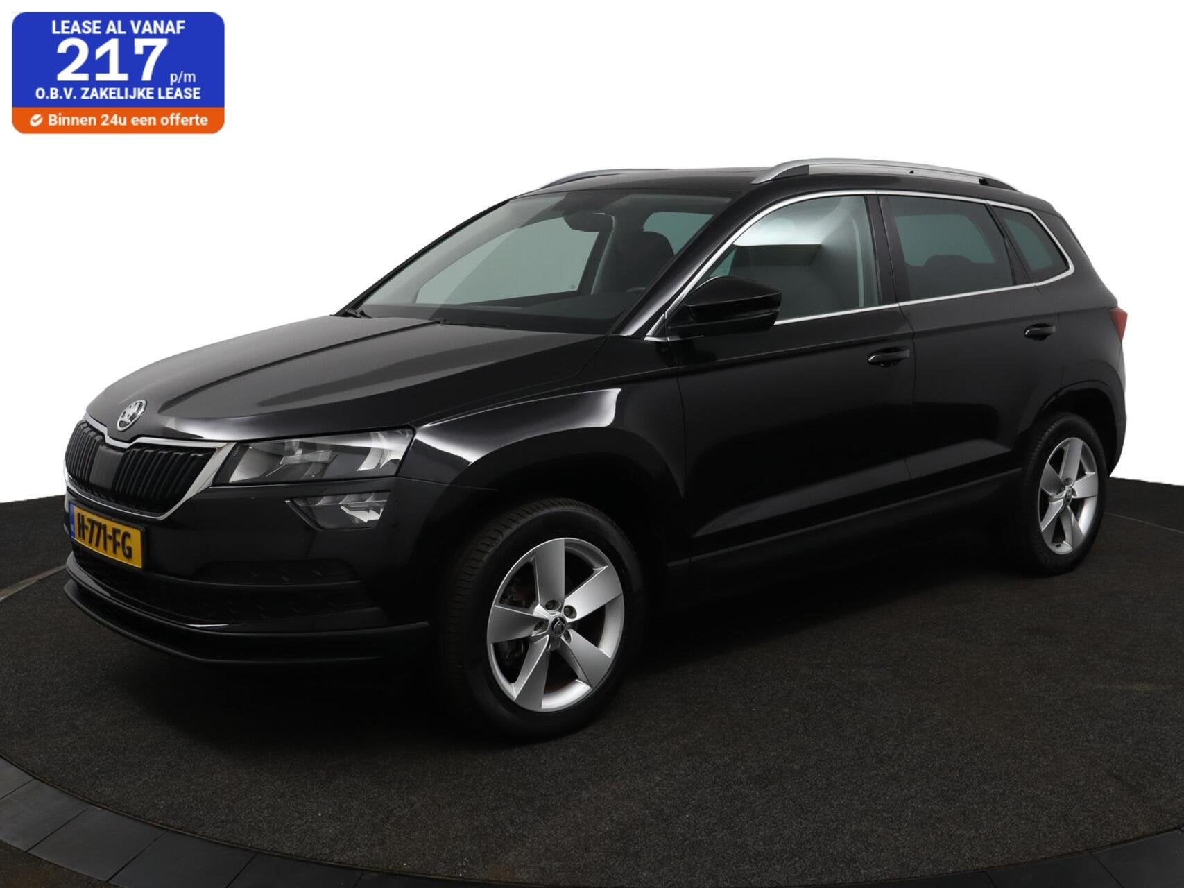 Skoda Karoq 1.0 TSI Ambition Busines Camera - Airco - Cruise, Auto's, Stof, Gebruikt, 1261 kg, 116 pk