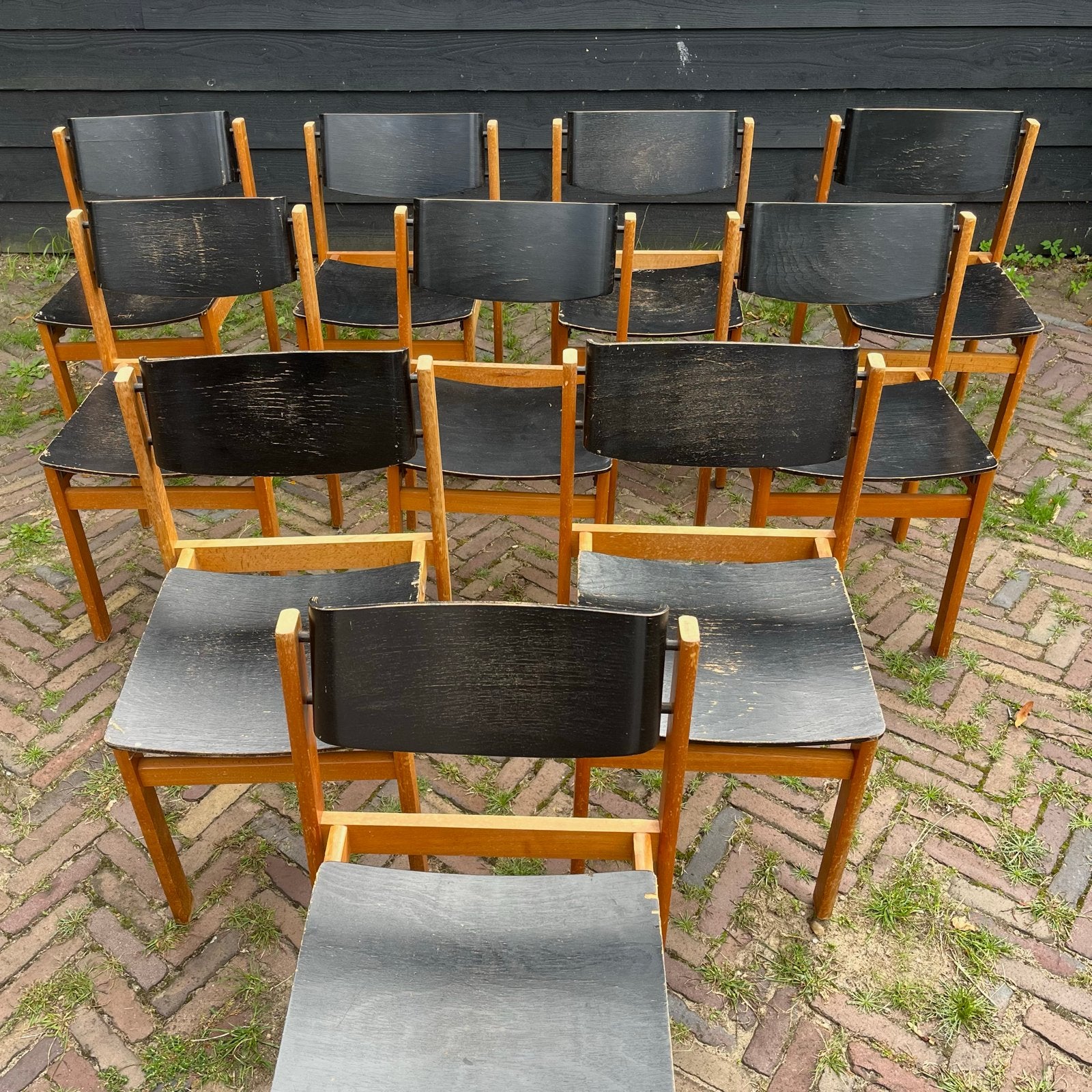 Vintage midcentury stoelen - Jaren '70 design, Ophalen