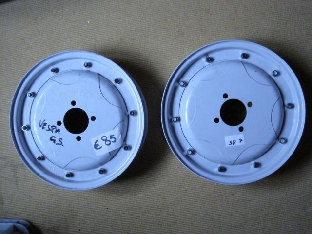 10 inch stervelg voor Vespa GS 150 VS1 t/ VS3, Auto diversen, Wieldoppen, Ophalen of Verzenden, Nieuw