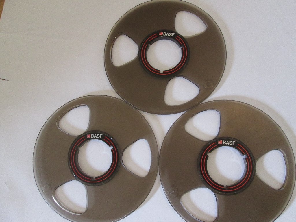 3 stuks, BASF 26,5 cm spoelen. Kunststof. NAB houder., Ophalen, Onderdeel