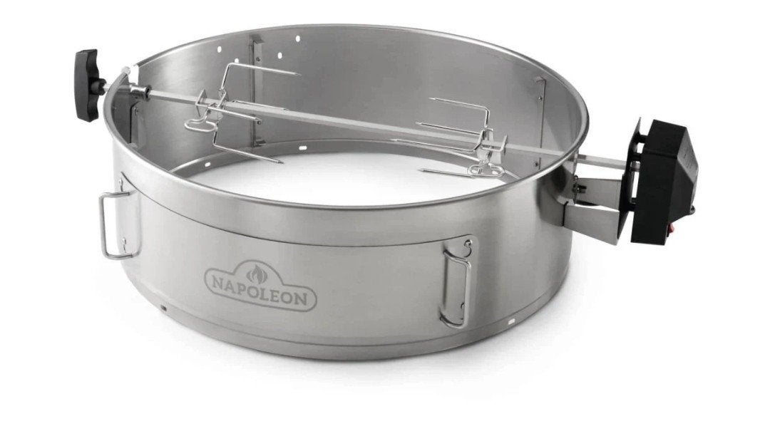 Draaispit en pizza ring Weber BBQ, Ophalen of Verzenden, Gebruikt