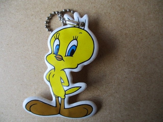 adv10455 tweety sleutelhanger 4, Ophalen, Looney Tunes, Gebruikt, Overige typen