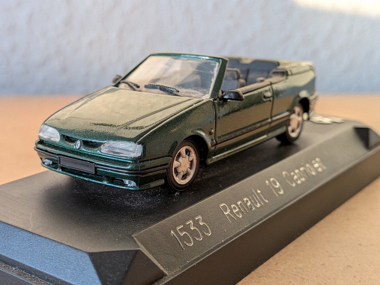 Solido Renault 19 Cabriolet, Ophalen of Verzenden, Gebruikt, Auto, Solido
