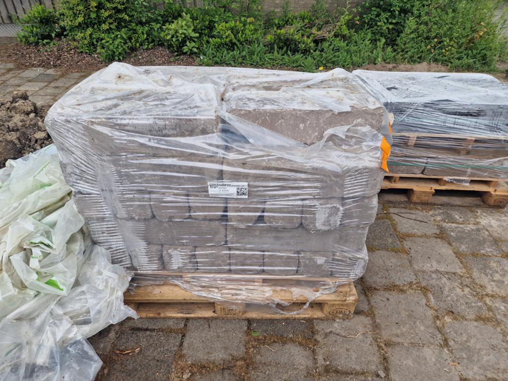 Stapelblokken Taupe en Opsluitbanden Antraciet - Nieuw!, Ophalen, Nieuw, Bakstenen