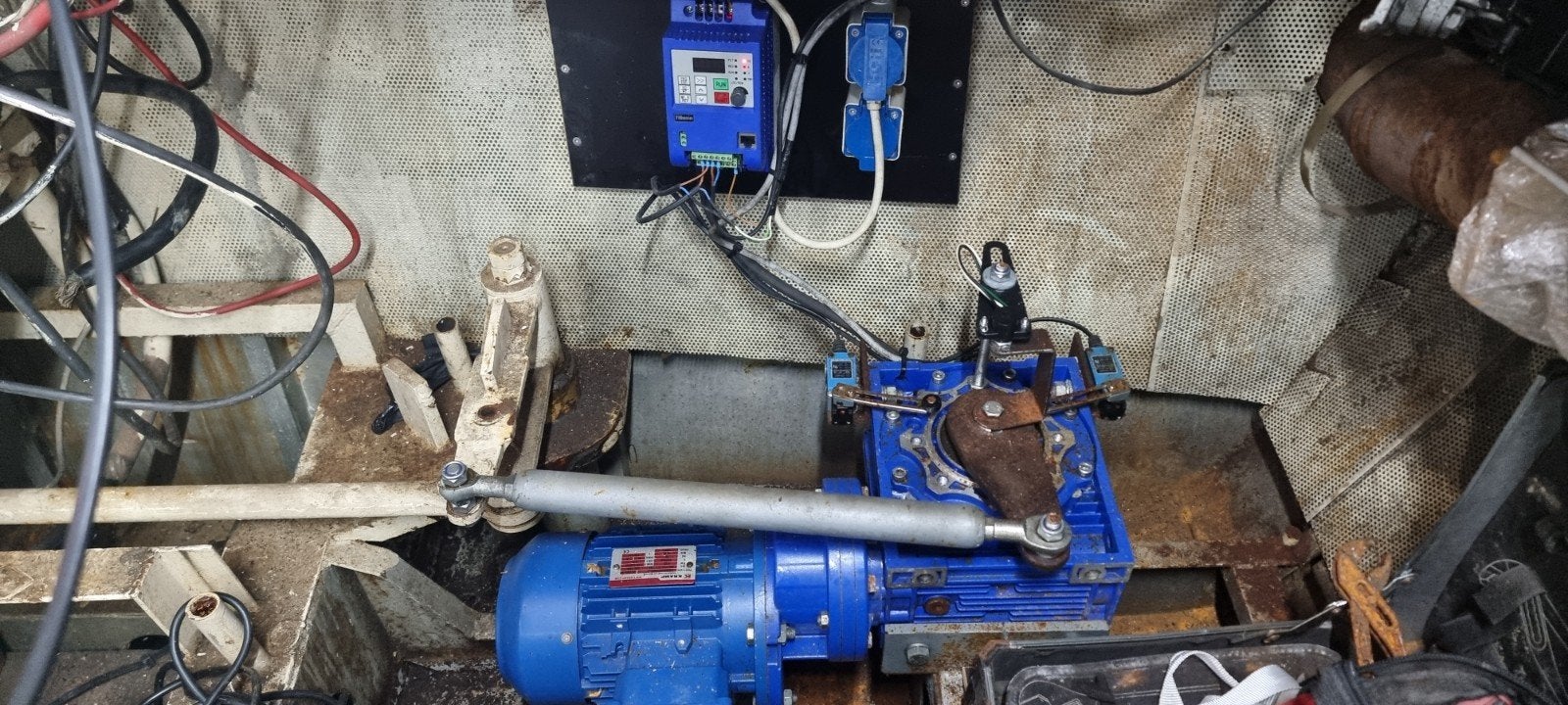 elektrische stuurmachine boot, Watersport en Boten, Ophalen of Verzenden, Gebruikt, Motor en Techniek, Zeilboot of Motorboot