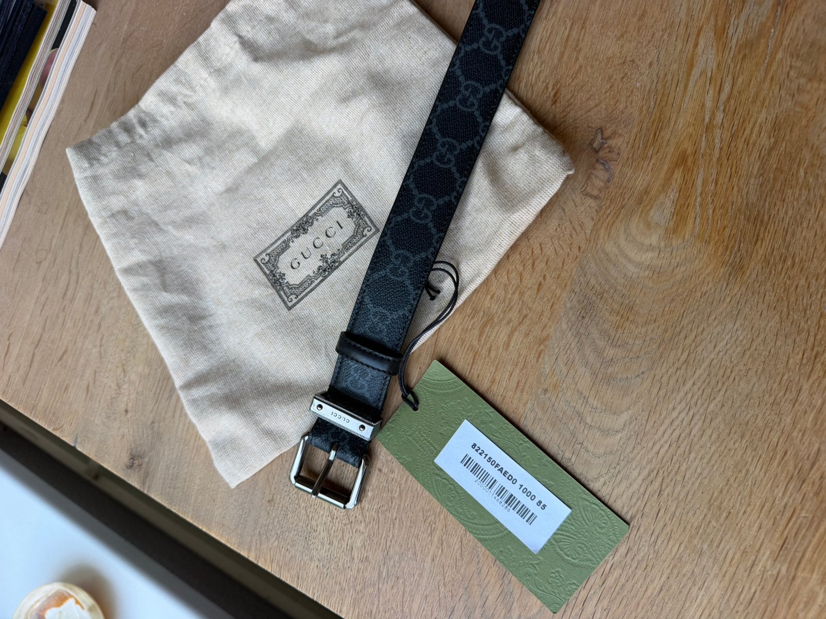 Gucci riem nooit gedragen, Ophalen of Verzenden, Nieuw, Zwart, Riem of Ceintuur