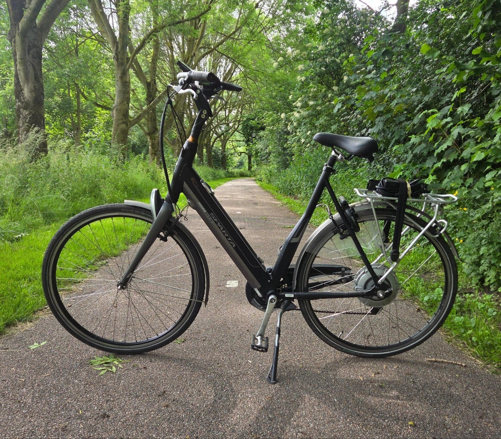 Elektrische fiets Sparta ion DTS met uitneembare Accu, 59 cm of meer, Ophalen, Gebruikt, Sparta