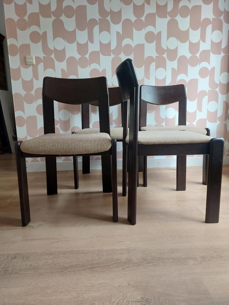 Vintage brutalist stoelen, Ophalen of Verzenden, Huis en Inrichting