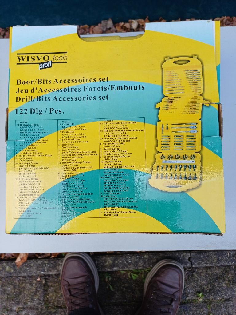 Nieuw 122 delig VISVO profi tool set in koffer, Ophalen, Nieuw