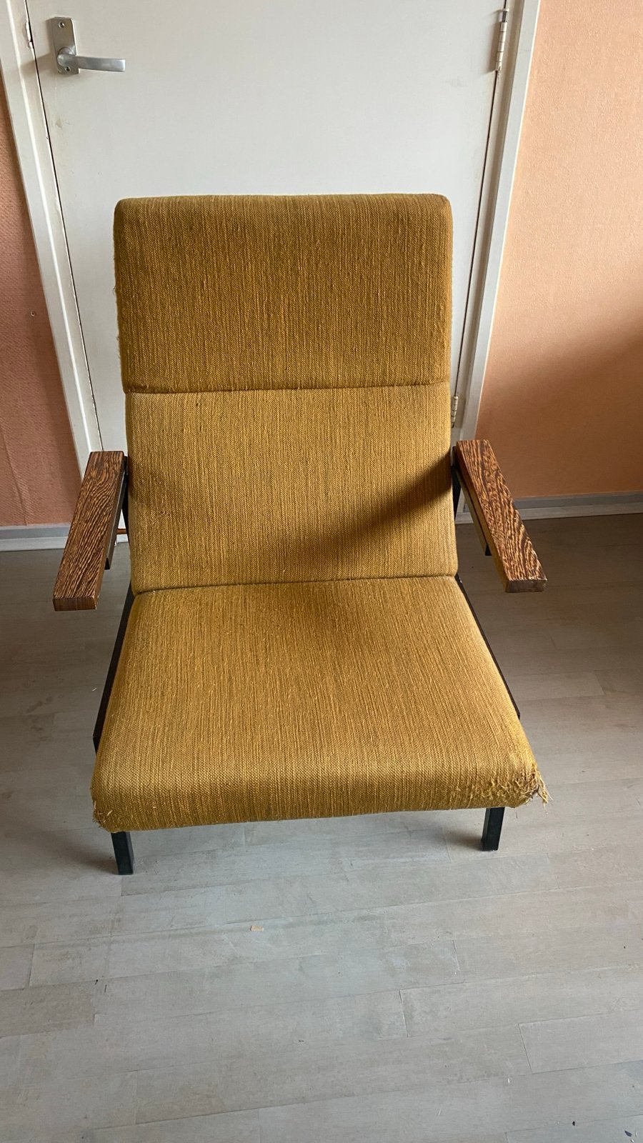 Martin Visser SZ67 Fauteuil - Originele bekleding, Huis en Inrichting, Gebruikt, Minder dan 75 cm, Ophalen of Verzenden, 50 tot 75 cm