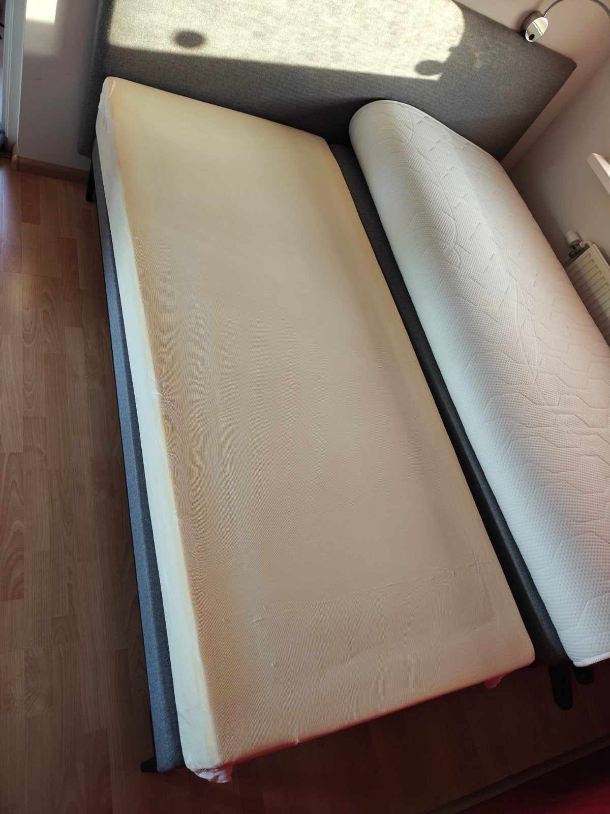 Swiss Sense matraskernen + topper, 210x180, Ophalen, Gebruikt, 210 cm, Tweepersoons