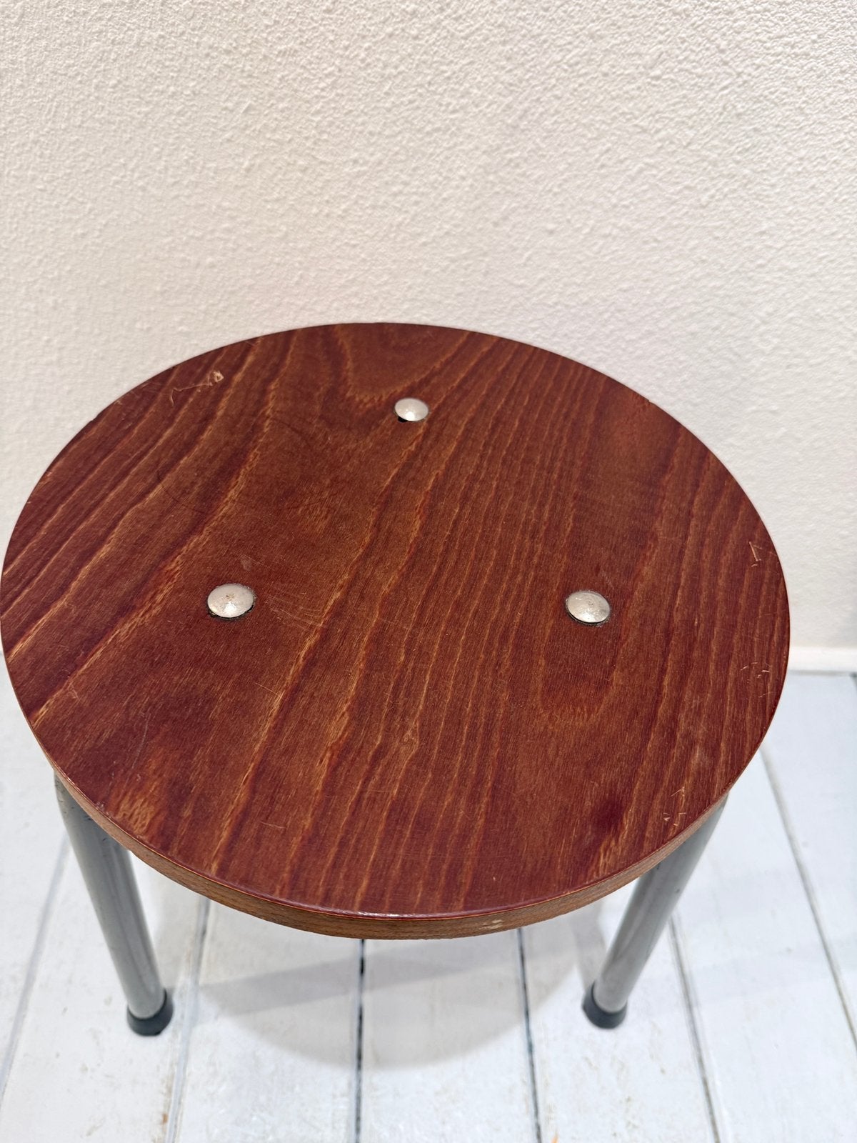 Vintage kruk, Huis en Inrichting, Krukjes, Gebruikt, Vintage, Vintage, Hout