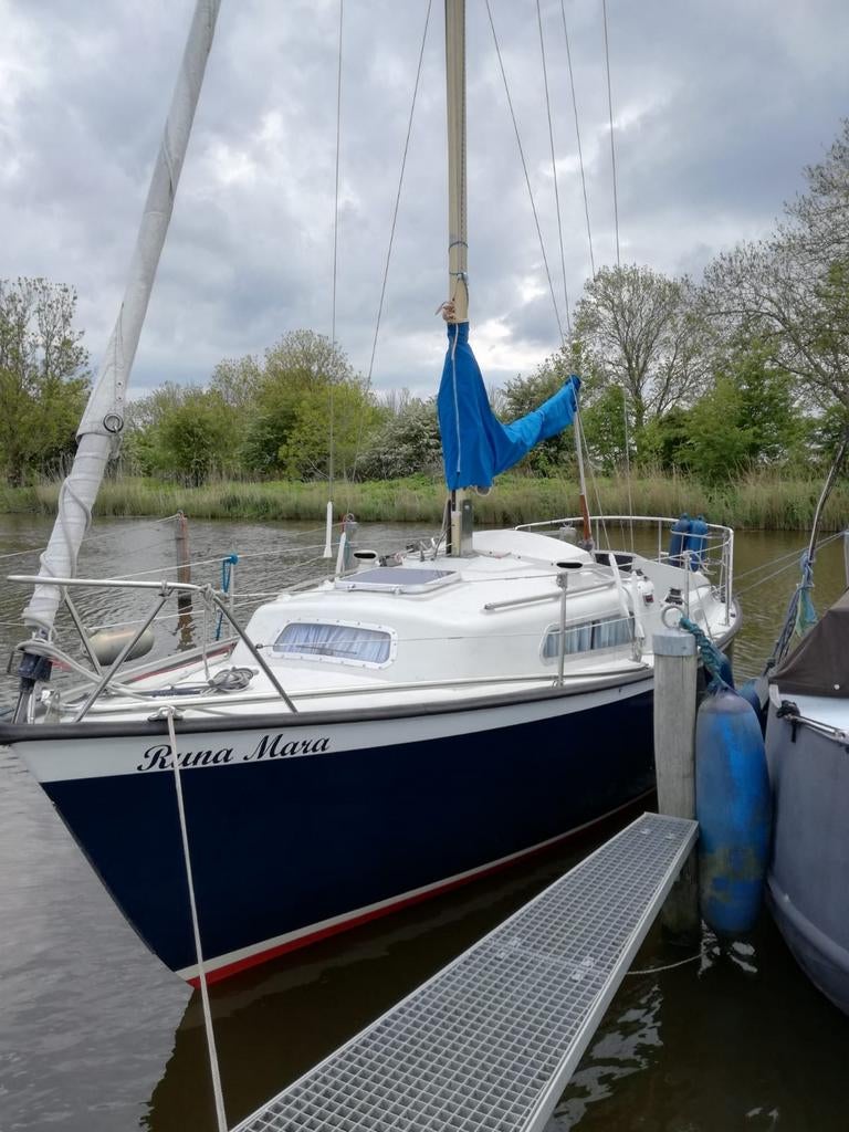 Zeilboot Karawi 710 te koop nu in prijs verlaagd, Watersport en Boten, Kajuitzeilboten en Zeiljachten, Ophalen, Gebruikt, Diesel