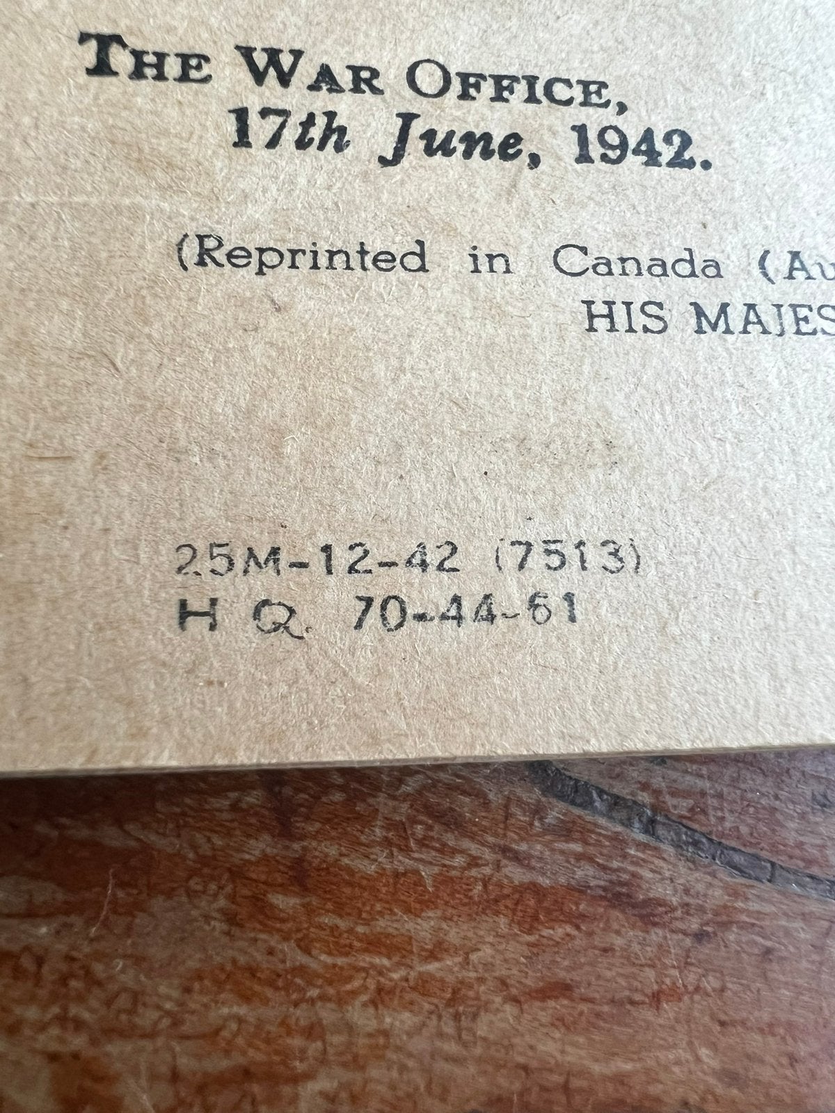 WO2 Canadees voorschrift schieten lee enfield bren 1942, Verzenden, Engeland, Boek of Tijdschrift