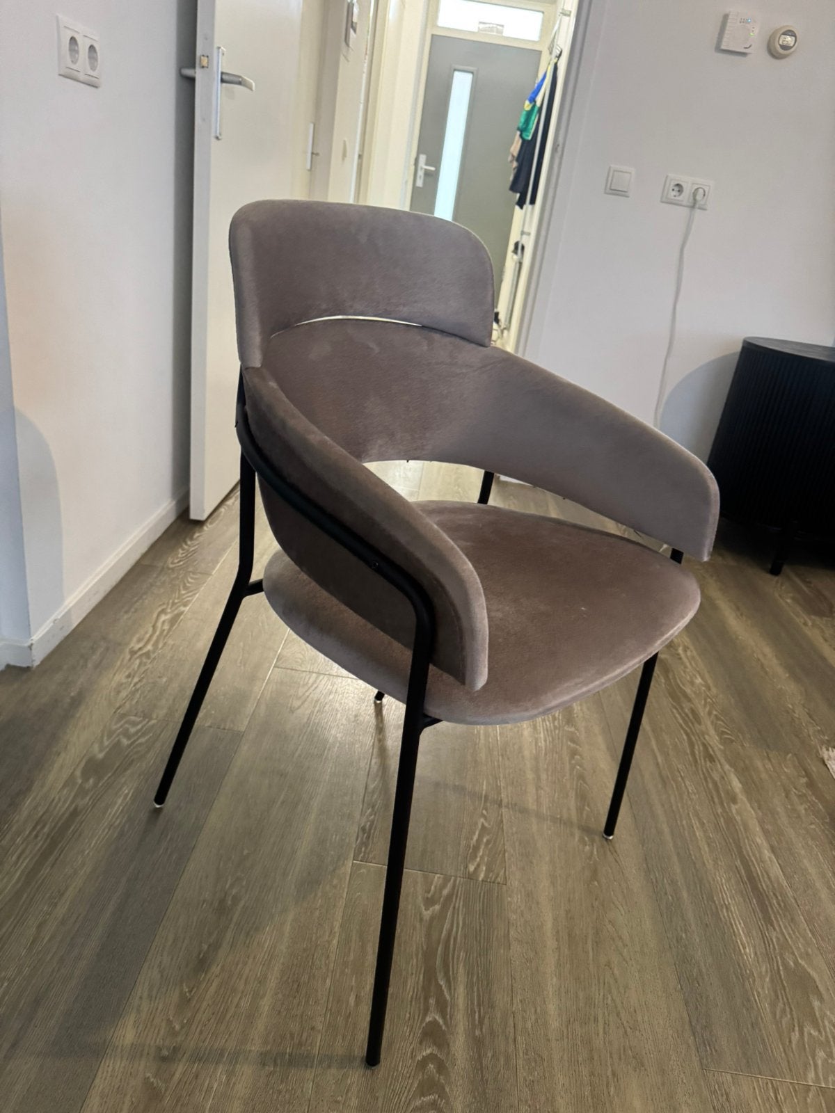 Eettafel stoel  6 x, Ophalen, Zo goed als nieuw, Stof, Eén