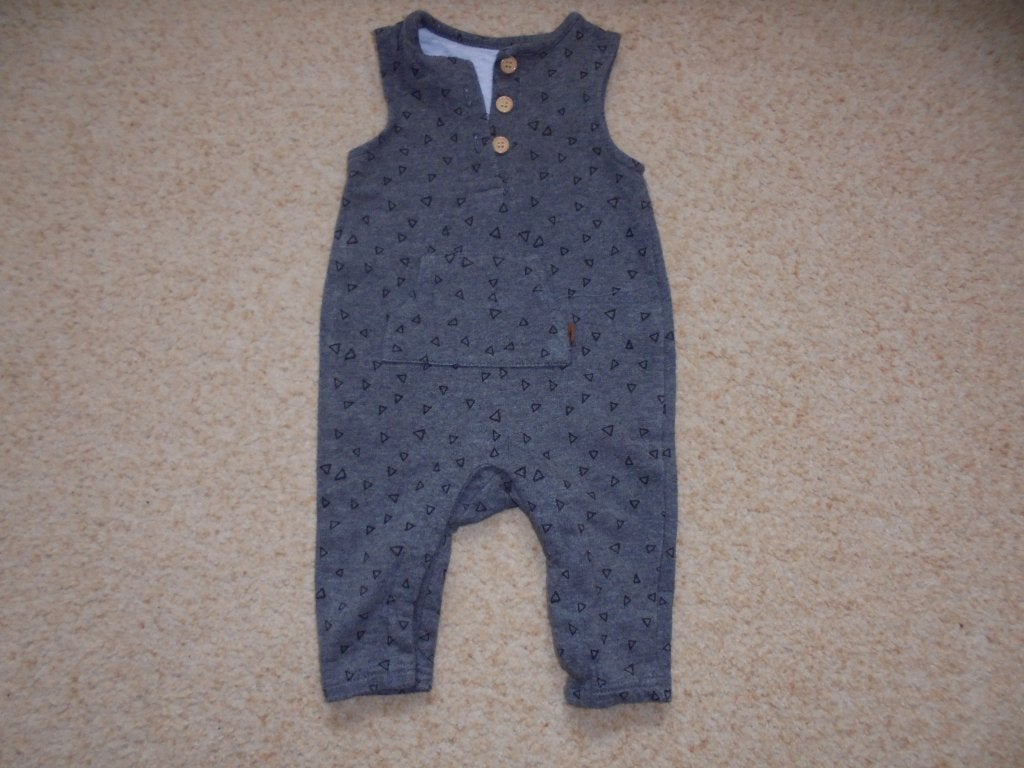 Grijs tuinpakje HEMA, Kinderen en Baby's, Broekje, Ophalen of Verzenden, Zo goed als nieuw, Hema