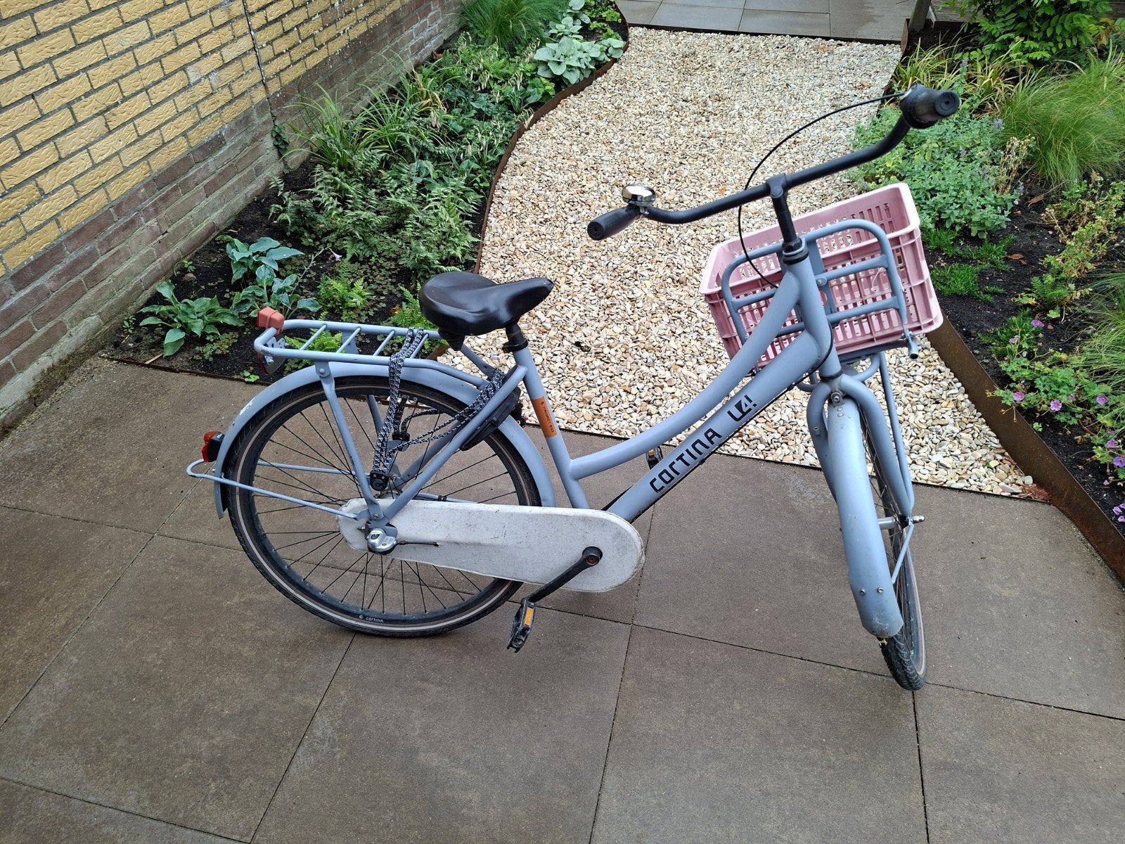 Cortina U4 Meidenfiets met mandje, Fietsen en Brommers, Fietsen | Meisjes, Ophalen, Terugtraprem, Cortina, Gebruikt