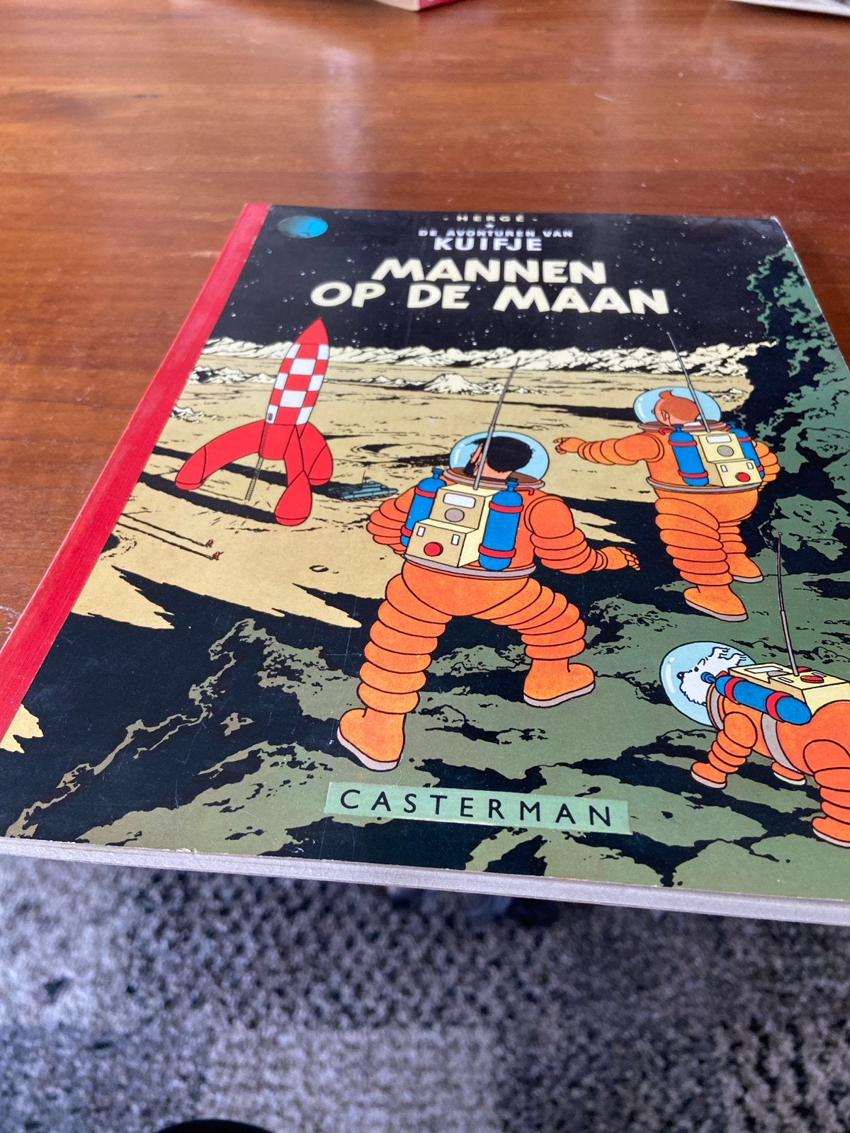 Kuifje - Mannen op de Maan (Casterman), Eén stripboek, Ophalen of Verzenden, Gelezen