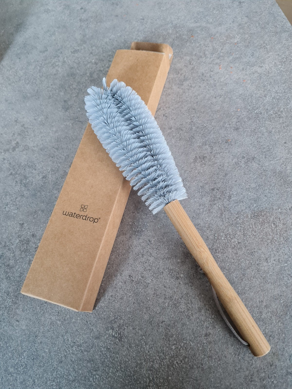 Waterdrop flessenborstel met bamboe handvat, Overige typen, Hout, Nieuw, Ophalen of Verzenden