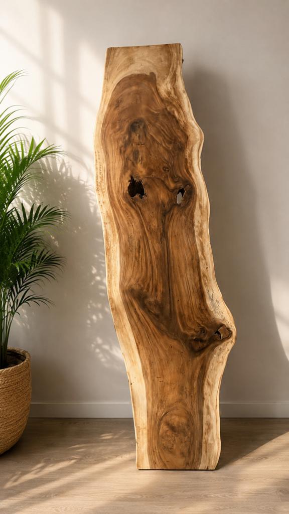 Massief Suar boomstam tafelblad /wandpaneel/uniek stuk hout, Ophalen, Overige houtsoorten, Minder dan 200 cm, Plank