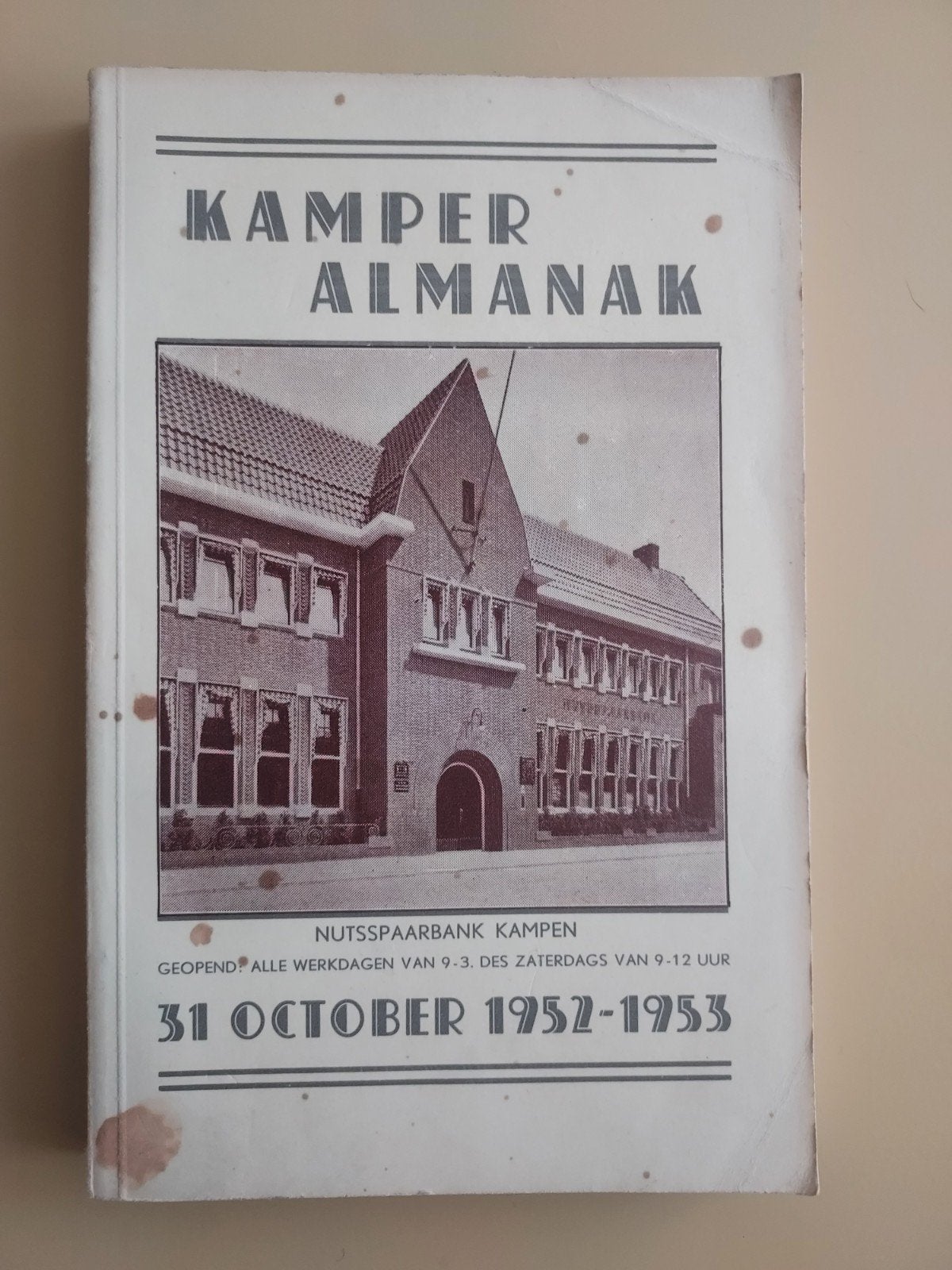 Kamper Almanak 1952-1953 - Vroege naoorlogse editie, Ophalen of Verzenden