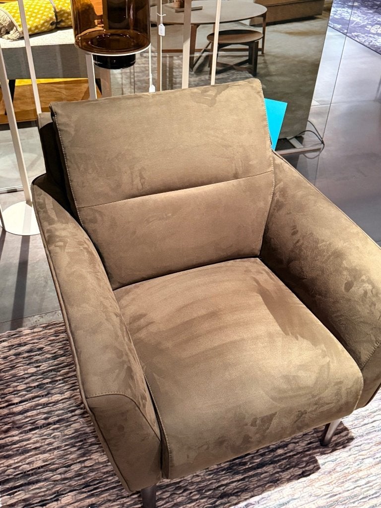 1 Evidence fauteuil Sarena 55% korting Showroommodel, Huis en Inrichting, Fauteuils, Ophalen, Nieuw, 75 tot 100 cm, Hotel chique