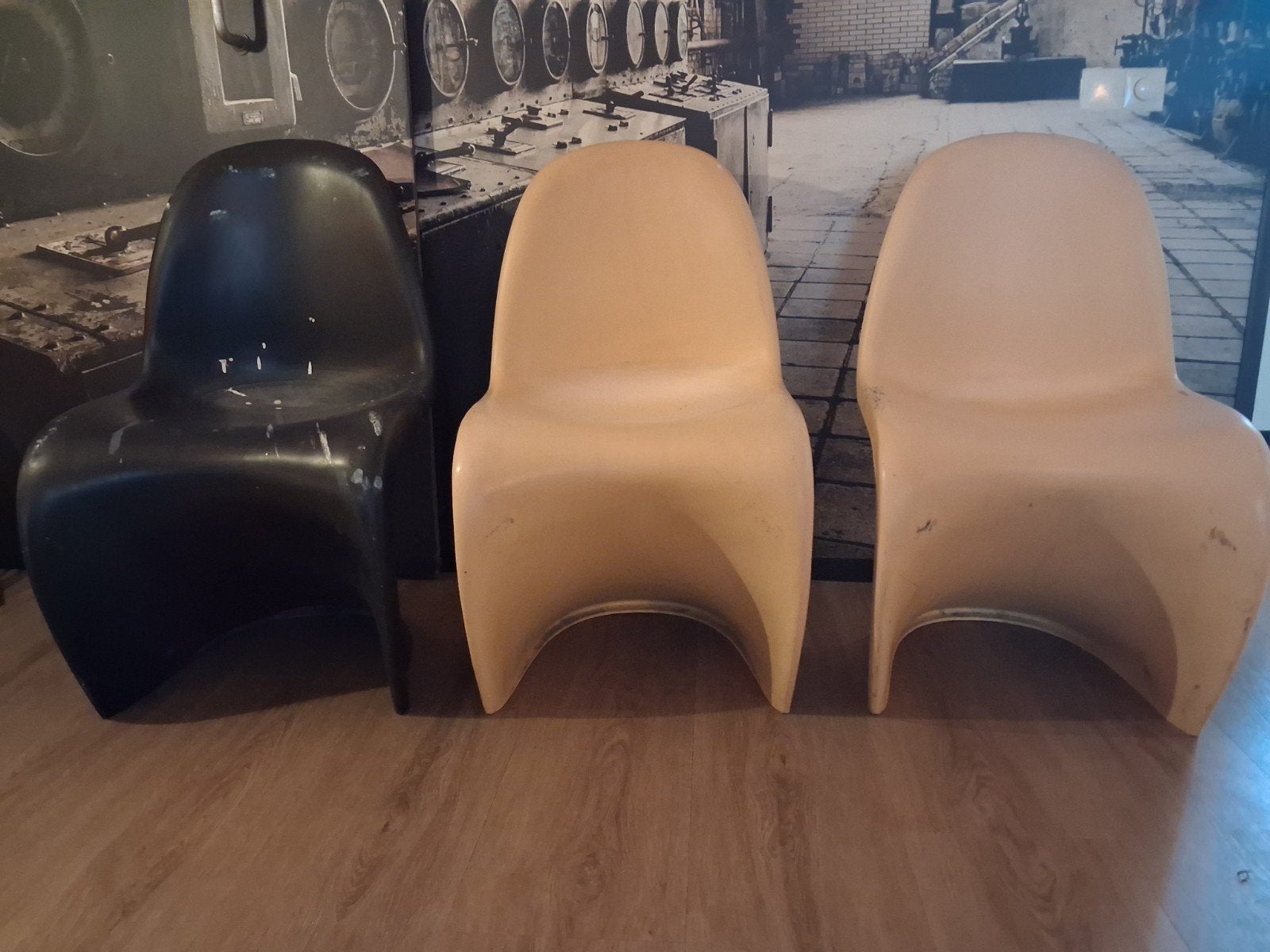Vitra panton stoelen, Ophalen, Gebruikt, Wit