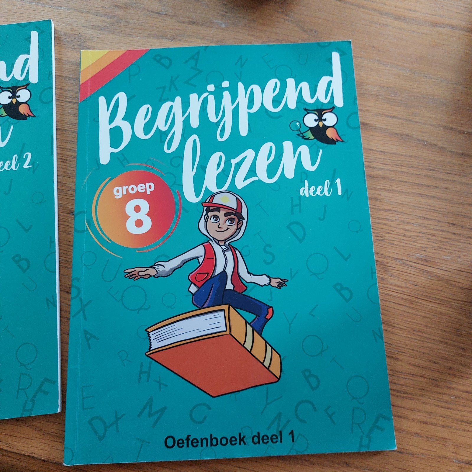 begrijpend lezen oefenboek groep 8 deel 1 en 2, Ophalen of Verzenden, Zo goed als nieuw, Overige niveaus, Nederlands