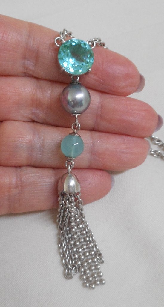 Zilveren Ti Sento collier met flos nr.1150, Verstelbaar, Verzenden, Zo goed als nieuw, Zilver