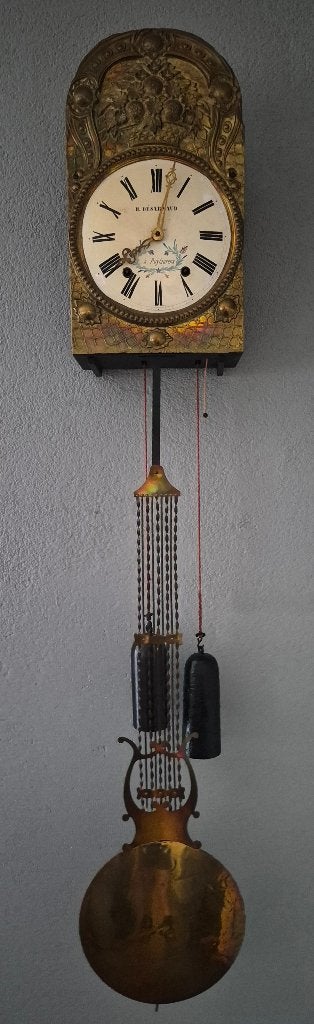Antieke HARPSLINGER COMTOISE, bieden vanaf €20, Antiek en Kunst, Antiek | Klokken, Ophalen