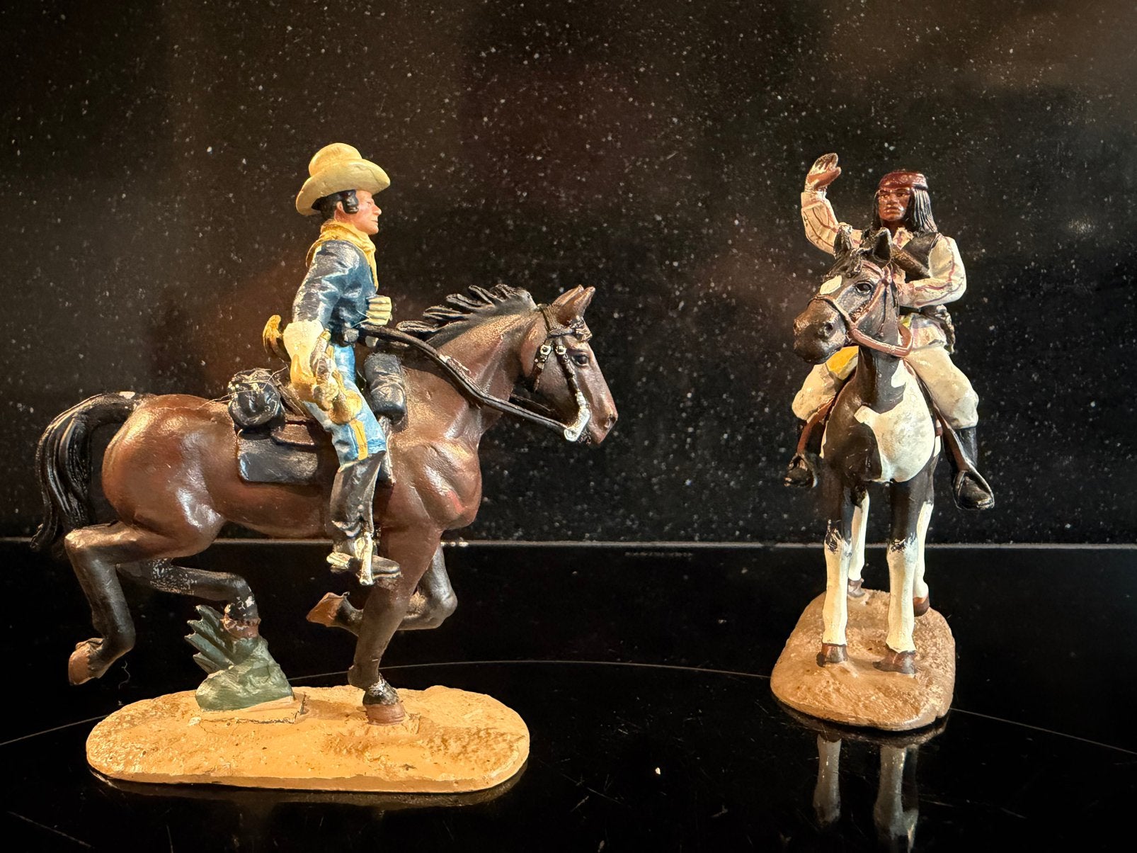 Delprado Wild West: Indiaan met Union Trompetter, Ophalen of Verzenden, Zo goed als nieuw
