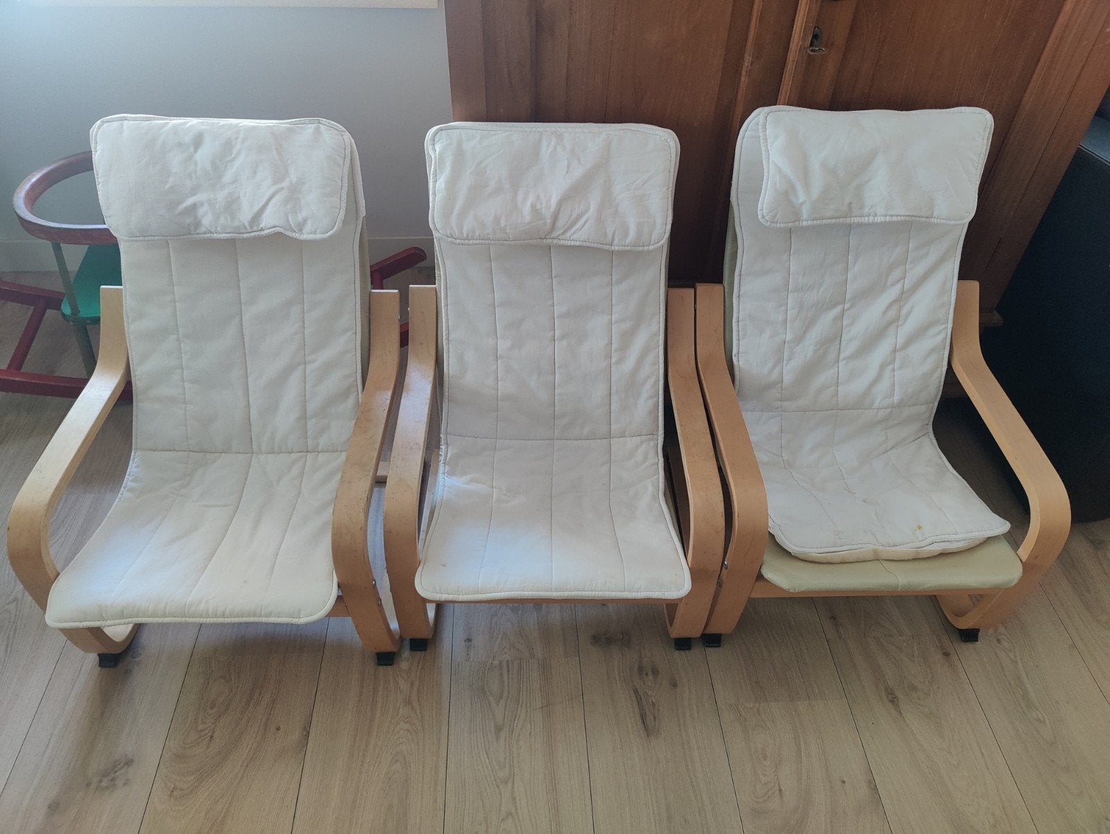 3x Ikea kinder poang kinderstoel kinderfauteuil, Ophalen of Verzenden, Zo goed als nieuw, Campingstoel