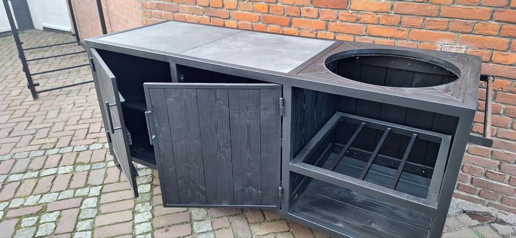 Buitenkeuken staal frame/douglas, Tuin en Terras, Buitenkeukens, Ophalen