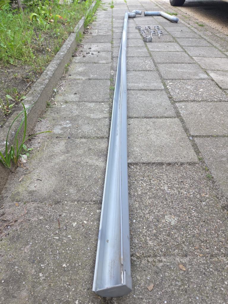 Dakgoot / mastgoot PVC, Ophalen, Pvc, 80 mm of meer, Dakgoot