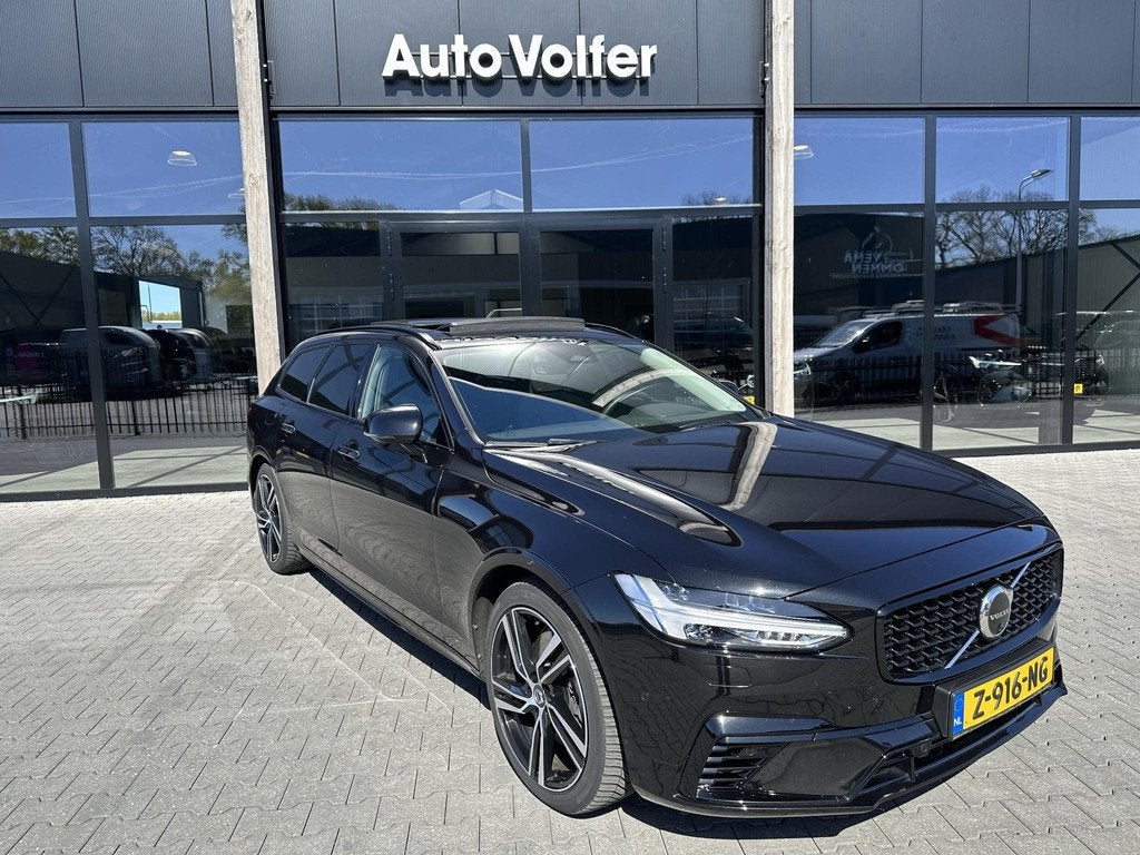 Volvo V90 2.0 T8 Plug-in hybrid AWD Plus Dark 360|ACC|pano|H, Auto's, Volvo, Automaat, Euro 6, 4 cilinders, 1969 cc