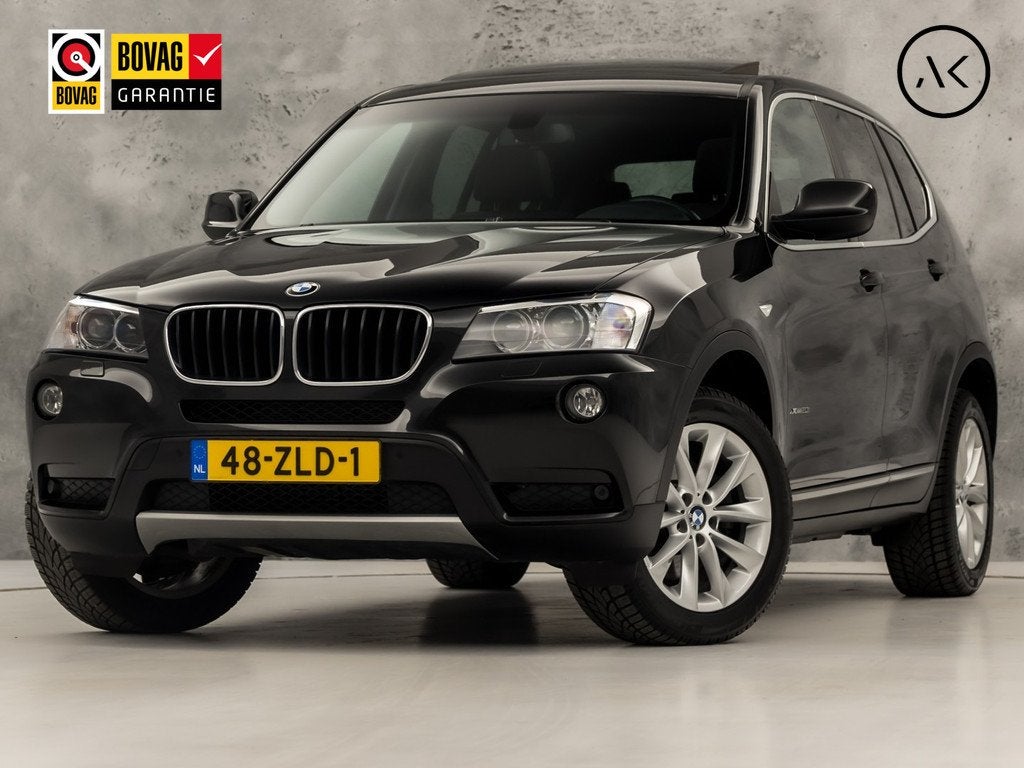BMW X3 xDrive20i High Executive 184Pk Automaat (PANORAMADAK,, Auto's, Gebruikt, 4 cilinders, Automatische klimaatregeling, Zwart