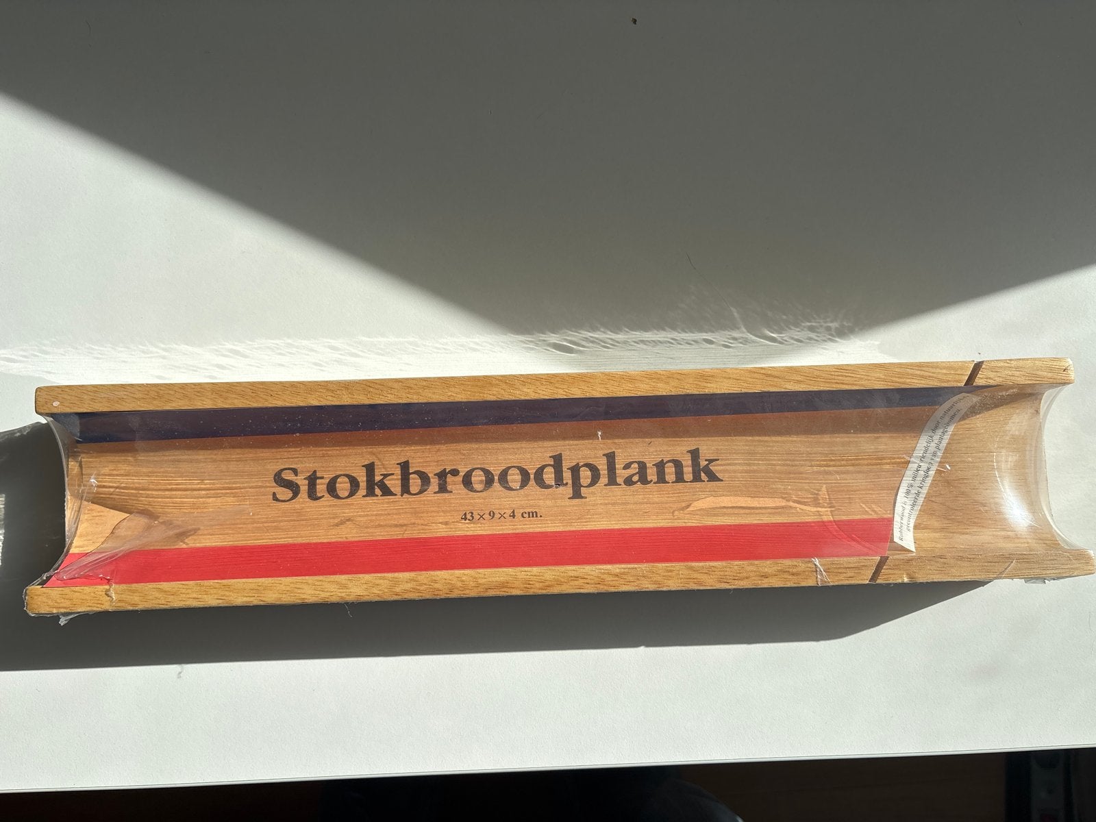 Nieuwe Stokbroodplank - Ideaal voor borrel of diner, Hout, Snij-/serveerplank, Ophalen of Verzenden, Zo goed als nieuw