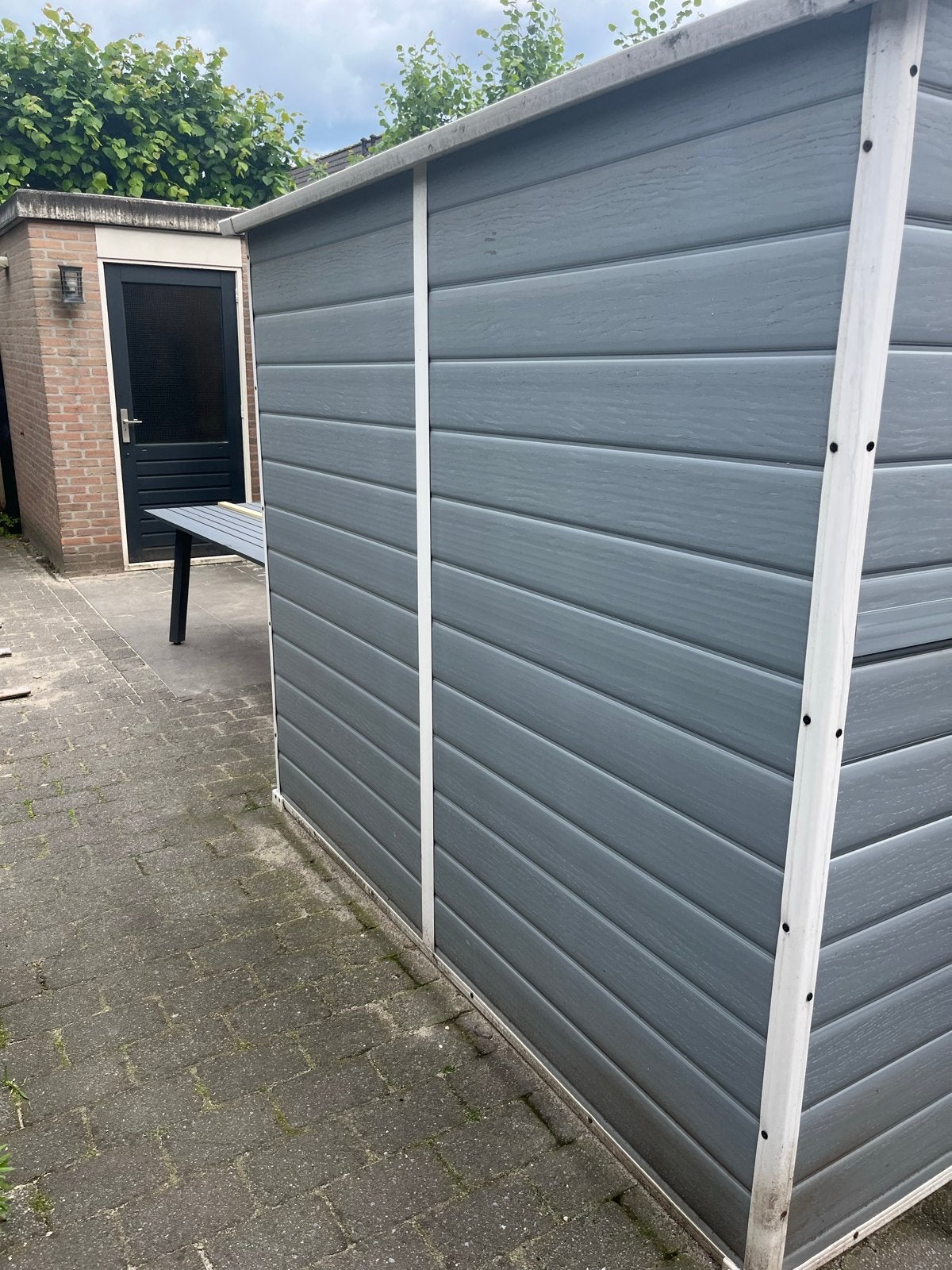 Keter kunsttof tuinhuis / schuurtje, Kunststof, Gebruikt, Schuur, Minder dan 200 cm
