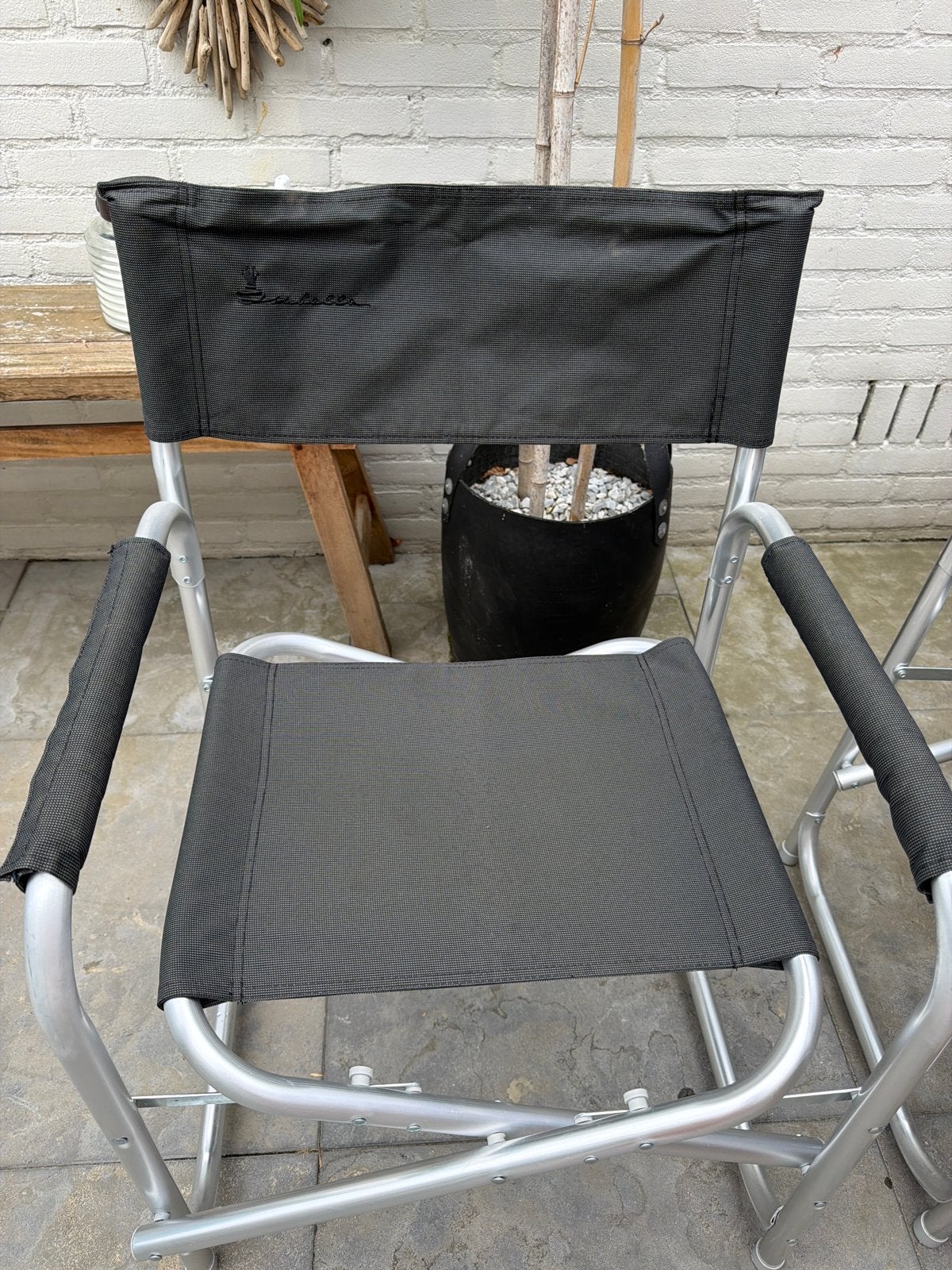 2x Opvouwbare regisseursstoelen isabella, Ophalen, Gebruikt, Aluminium, Inklapbaar