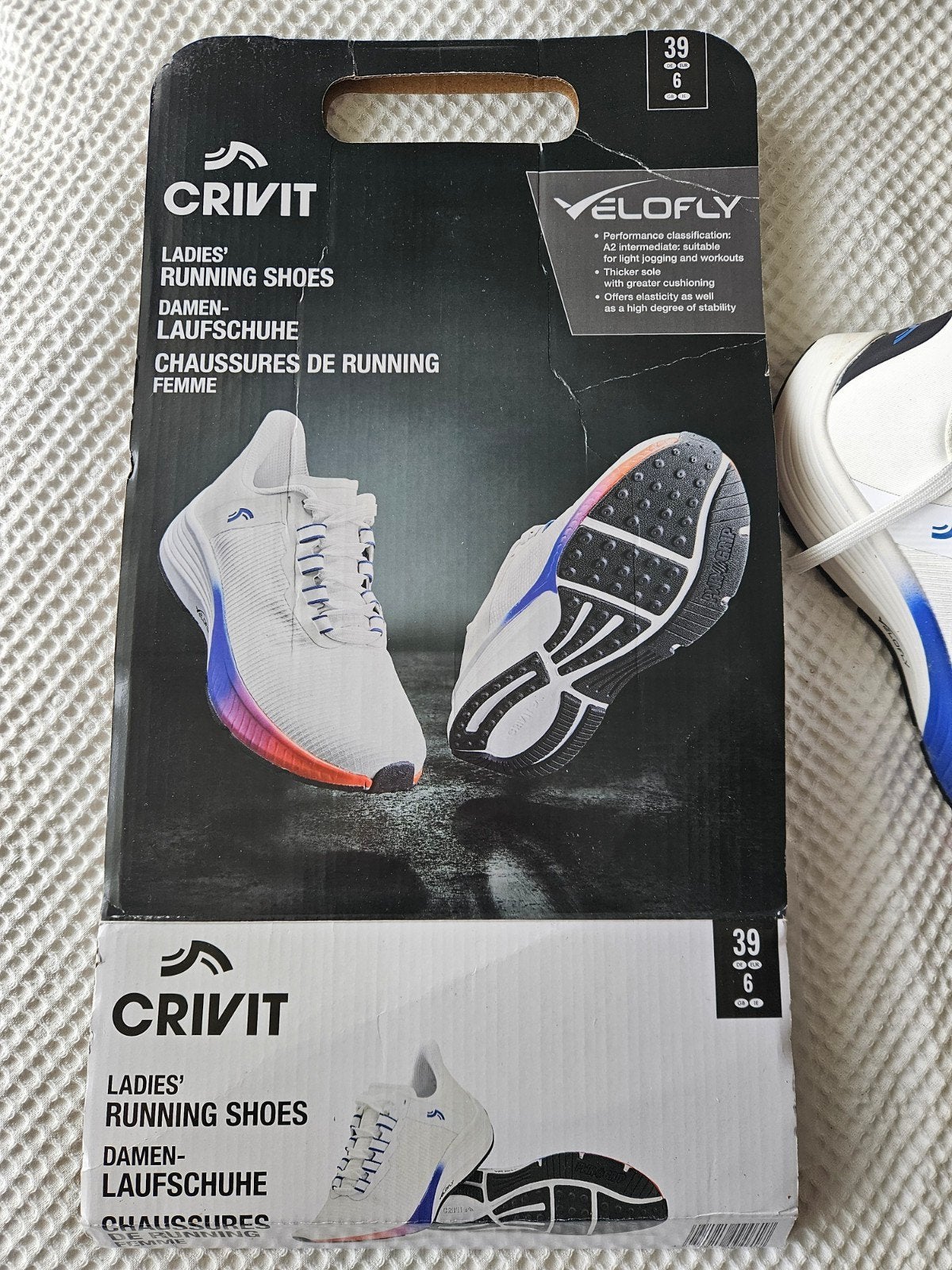 Crivit Dames Hardloopschoenen Maat 39 - Zo goed als nieuw, Maat 38/40 (M), Wit, Nieuw, Ophalen of Verzenden