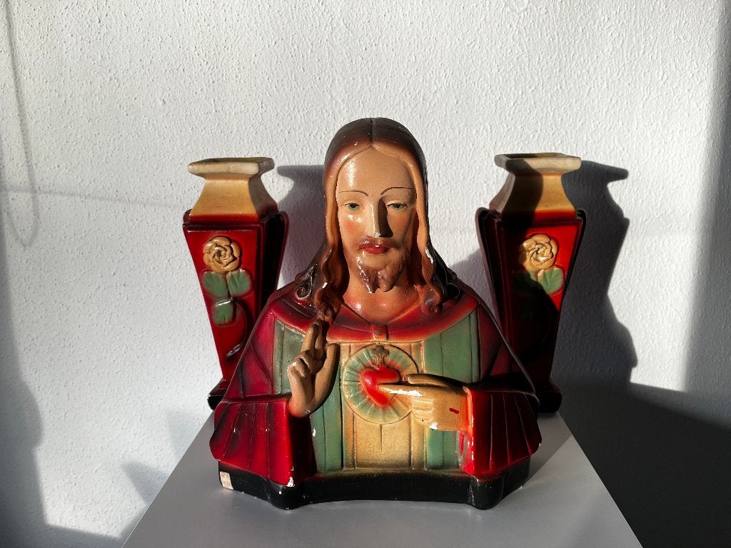 Christus beeld kastset, Antiek en Kunst, Ophalen