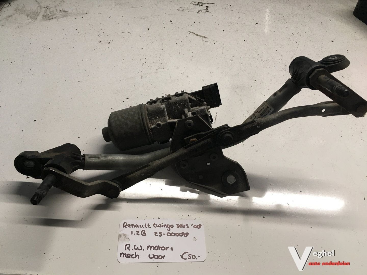 Renault Twingo 1.2 B 3drs 2008 2500088  Ruitenwissermotor me, Gebruikt, -, -, Ophalen of Verzenden