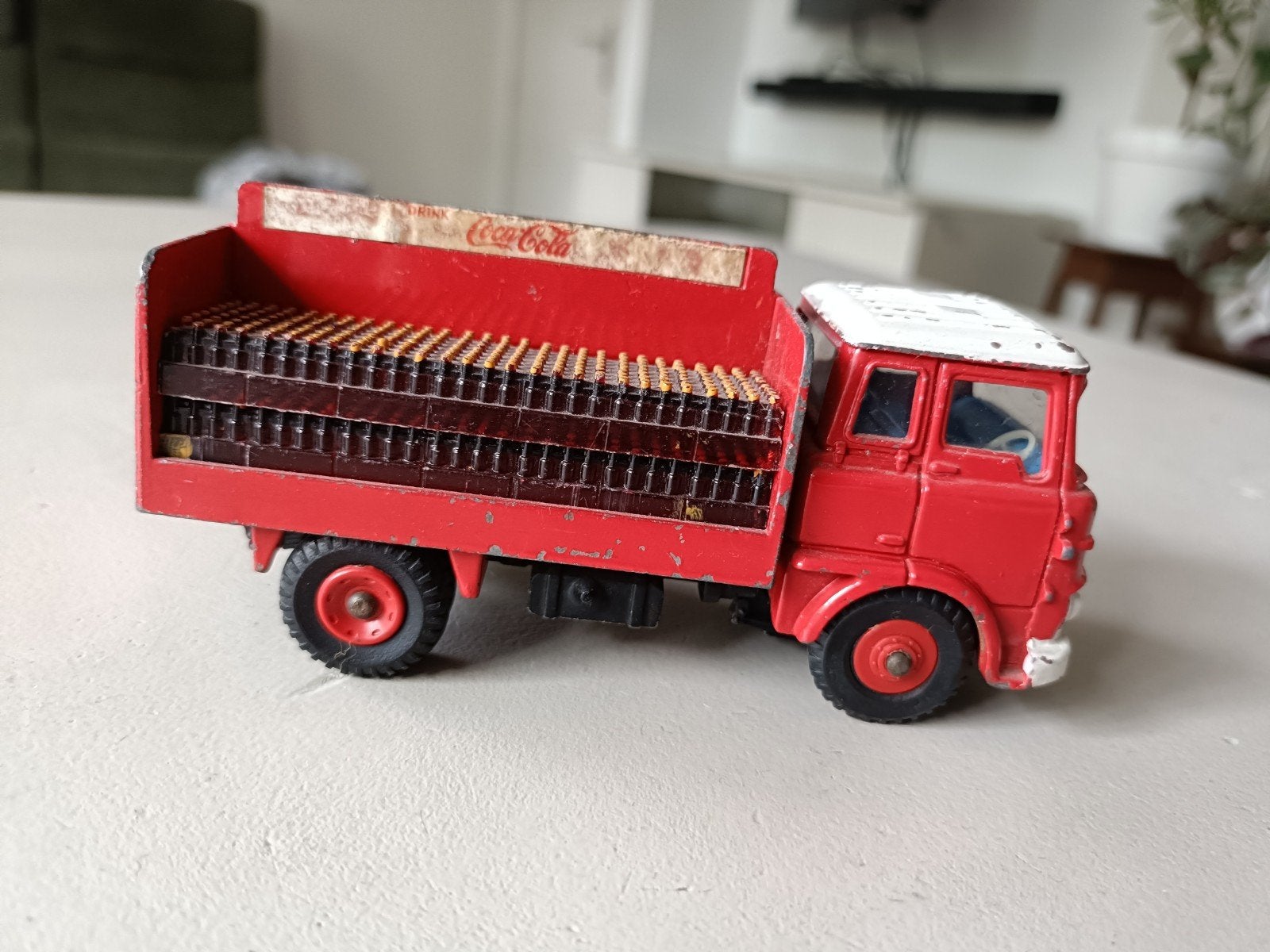 vintage Dinky Toys 402 Bedford TK Coca-Cola, Ophalen of Verzenden, Gebruikt, Bus of Vrachtwagen, Dinky Toys