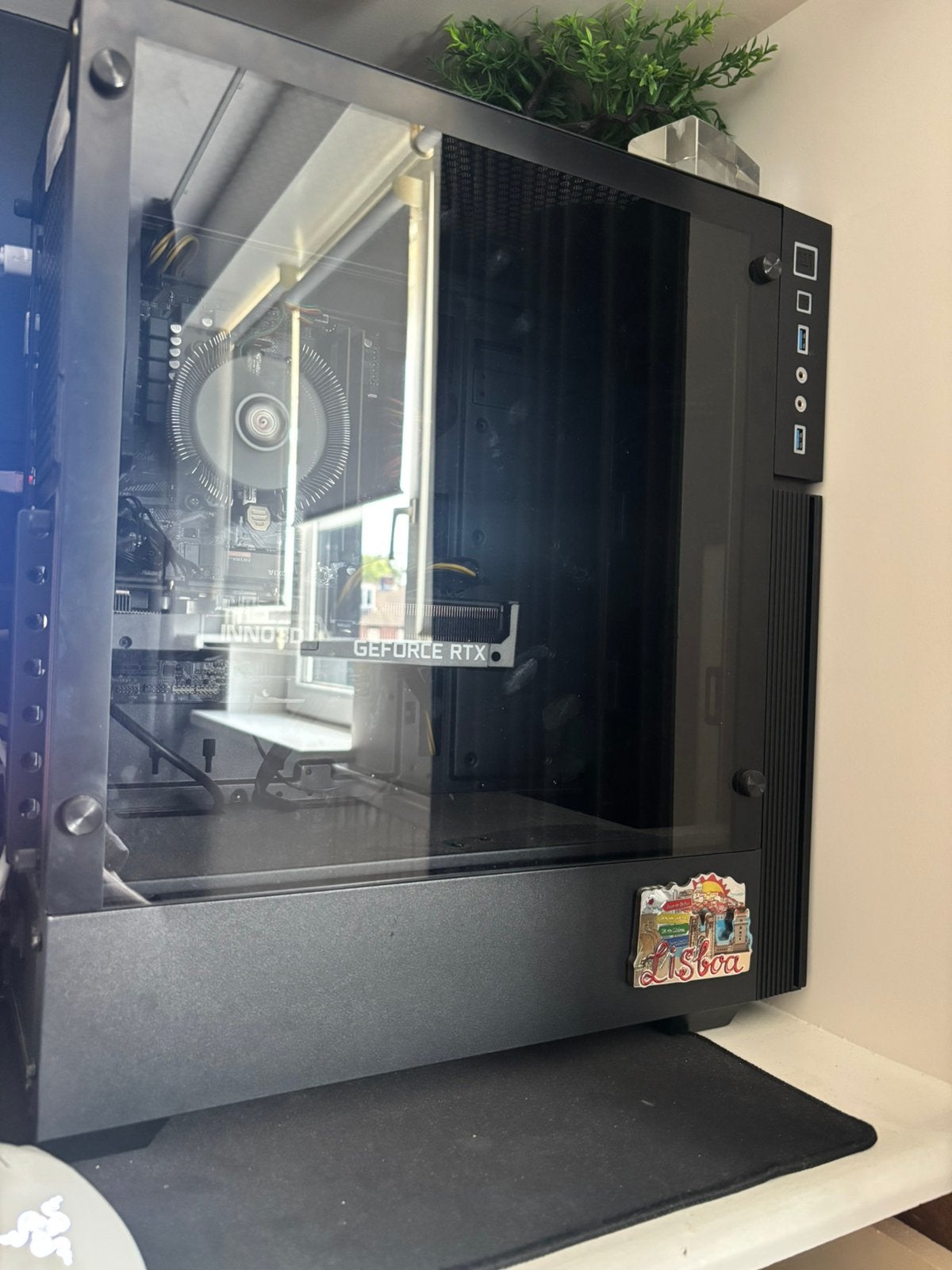 Game pc + monitor, Spelcomputers en Games, Games | Pc, Zo goed als nieuw, Overige genres, 1 speler, Ophalen