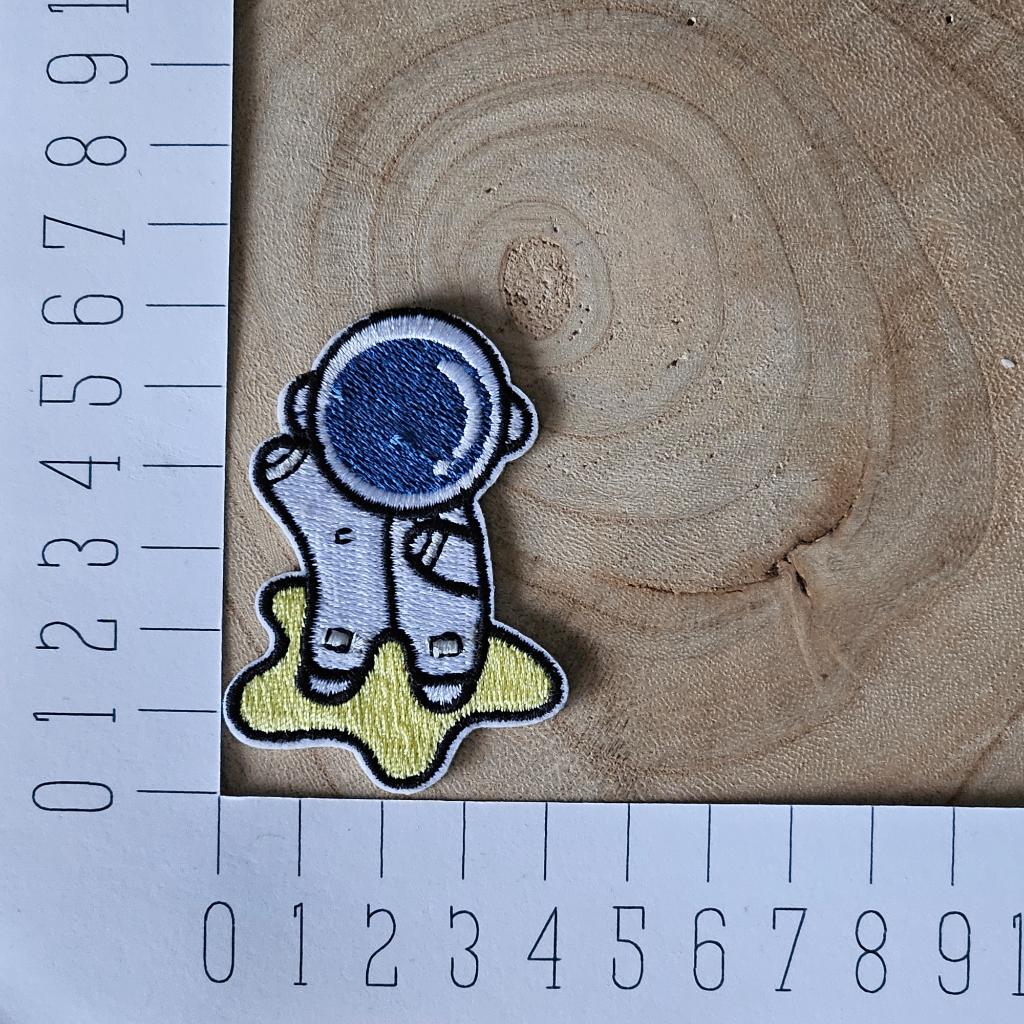 Embleem applicatie Patch Astronaut, D, Nieuw, Ophalen of Verzenden, D